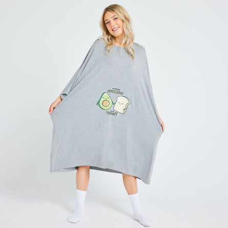 Oodie Sleep Tee Avocat et Toast