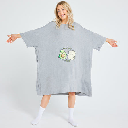 Oodie Sleep Tee Avocat et Toast