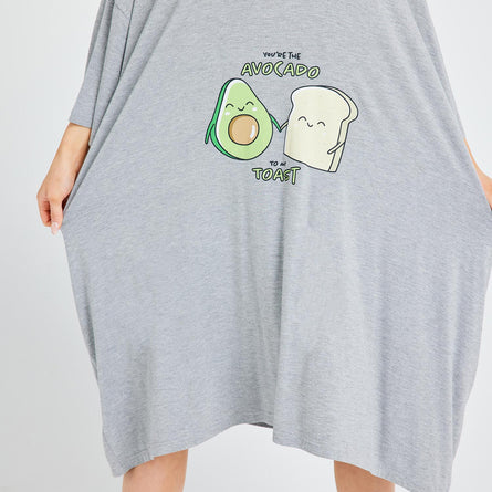 Oodie Sleep Tee Avocat et Toast